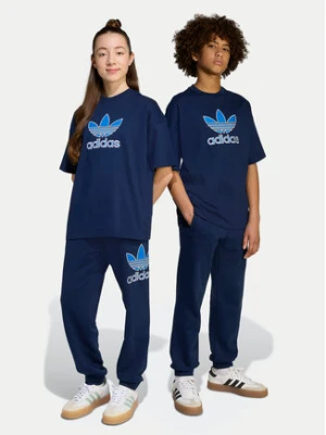 adidas Spodnie dresowe Big Logo Execution JV8577 Granatowy Loose Fit
