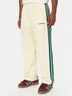 adidas Spodnie dresowe Cutline Track Tracksuit Bottoms KW8021 Kremowy Regular Fit