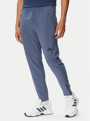 adidas Spodnie dresowe D4T Workout KS6397 Niebieski Regular Fit