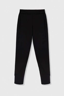 adidas spodnie dresowe dziecięce kolor czarny gładkie