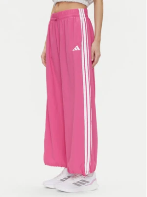 adidas Spodnie dresowe Essentials 3-Stripes JC8167 Różowy Loose Fit