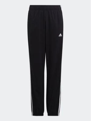 adidas Spodnie dresowe Essentials 3-Stripes Woven Tracksuit Bottoms HR6334 Czarny Slim Fit