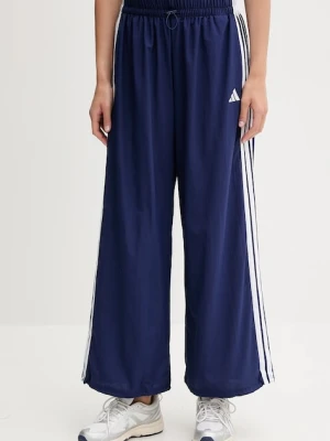 adidas spodnie dresowe Essentials damskie kolor granatowy z aplikacją JV5328