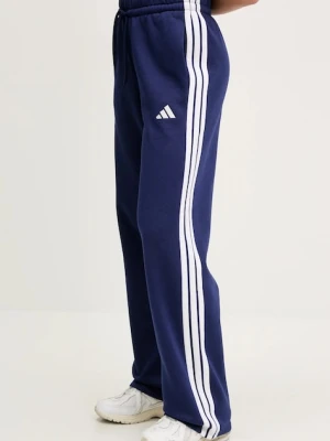 adidas spodnie dresowe Essentials damskie kolor niebieski gładkie JX1280