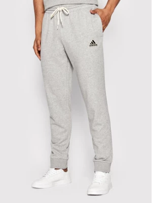 adidas Spodnie dresowe Essentials Feel Comfy French Terry HE1857 Szary Regular Fit