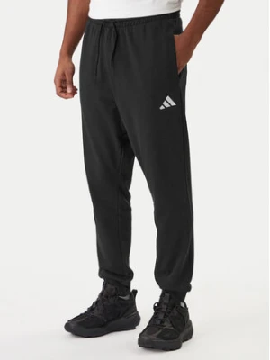 adidas Spodnie dresowe Essentials Feel Cozy JE3854 Czarny Regular Fit
