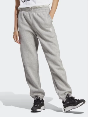 adidas Spodnie dresowe Essentials Fleece IA6432 Szary Regular Fit