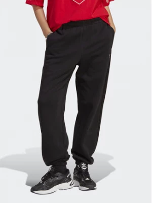 adidas Spodnie dresowe Essentials Fleece IA6437 Czarny Regular Fit
