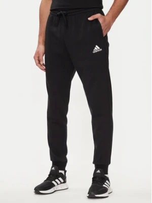 adidas Spodnie dresowe Essentials Fleece Regular Tapered Joggers HL2236 Czarny Regular Fit