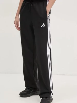 adidas spodnie dresowe Essentials kolor czarny wzorzyste JE1300