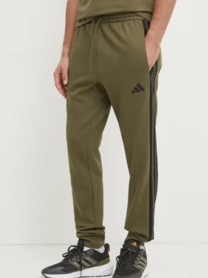 adidas spodnie dresowe Essentials kolor zielony wzorzyste JD1857