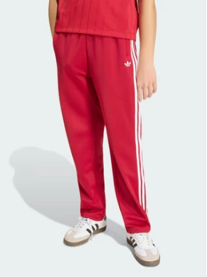 adidas Spodnie dresowe Firebird HZ6651 Czerwony Regular Fit