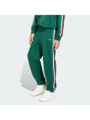 adidas Spodnie dresowe Firebird KC9502 Zielony Regular Fit