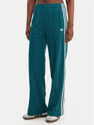 adidas Spodnie dresowe Firebird KG3701 Zielony Loose Fit