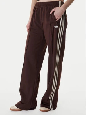 adidas Spodnie dresowe Firebird KG3706 Brązowy Loose Fit