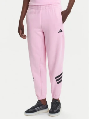 adidas Spodnie dresowe Future Icons 3-Stripes JE0158 Różowy Regular Fit