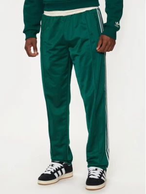 adidas Spodnie dresowe IS1402 Zielony Regular Fit