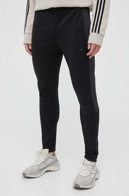 adidas spodnie dresowe kolor czarny gładkie IM2899