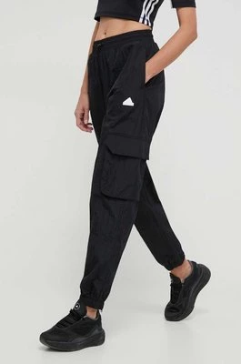 adidas spodnie dresowe kolor czarny gładkie IQ4826