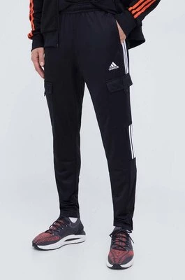 adidas spodnie dresowe kolor czarny z aplikacją IA3067