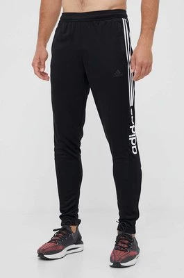 adidas spodnie dresowe kolor czarny z nadrukiem IA3048