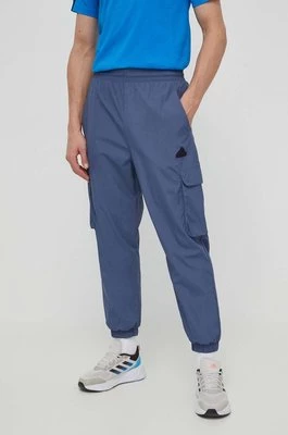 adidas spodnie dresowe kolor niebieski gładkie IR5165