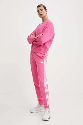 adidas spodnie dresowe kolor różowy wzorzyste IS3942