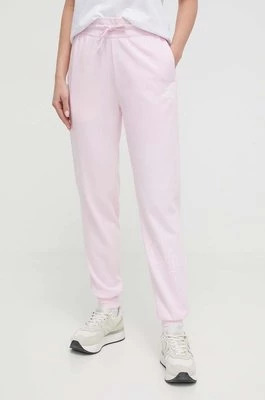 adidas spodnie dresowe kolor różowy z nadrukiem IS4283