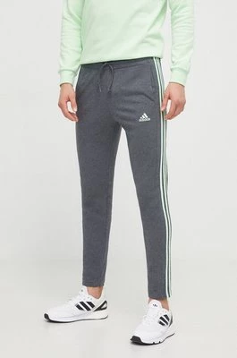 adidas spodnie dresowe kolor szary gładkie IS1367