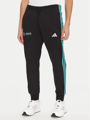 adidas Spodnie dresowe Mercedes - AMG Petronas Formula One Team DNA JV5379 Czarny Regular Fit
