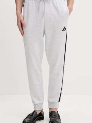 adidas spodnie dresowe męskie z bawełną Essentials szary