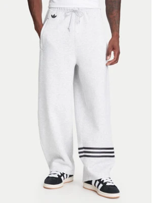 adidas Spodnie dresowe Neuclassics JW5443 Szary Loose Fit