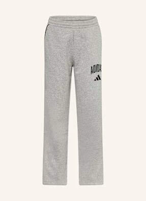 Adidas Spodnie Dresowe Seasonals Essentials Collegiate Typography grau