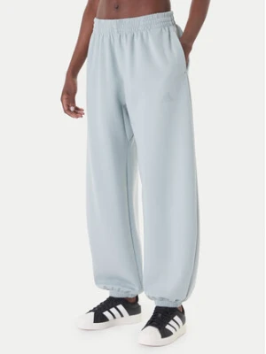 adidas Spodnie dresowe Soft Lux KA7018 Zielony Loose Fit