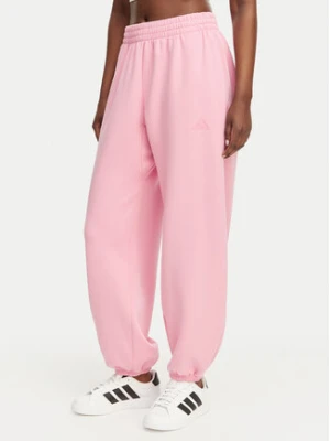 adidas Spodnie dresowe Soft Lux KA7019 Różowy Loose Fit
