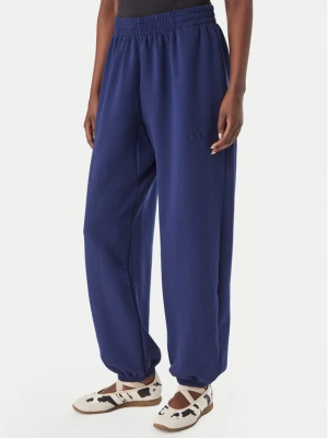 adidas Spodnie dresowe Soft Lux KS7879 Niebieski Loose Fit