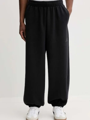 adidas spodnie dresowe Soft Lux męskie kolor czarny gładkie KB5688