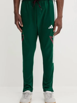 adidas spodnie dresowe Tiro męskie kolor zielony z nadrukiem JN2574