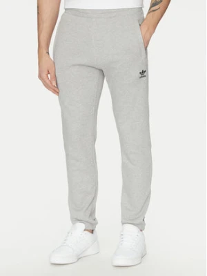 adidas Spodnie dresowe Trefoil Essentials JD2424 Szary Slim Fit