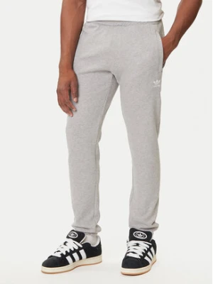 adidas Spodnie dresowe Trefoil Essentials JY6271 Szary Slim Fit
