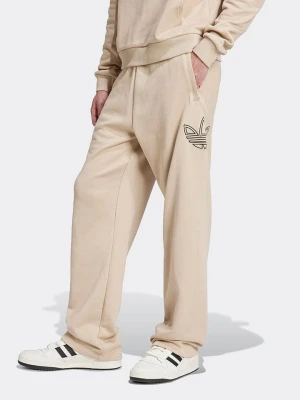 adidas Spodnie dresowe w kolorze beżowym rozmiar: L