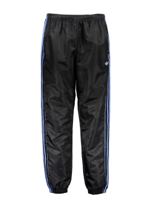 adidas Spodnie dresowe w kolorze czarno-niebieskim rozmiar: L