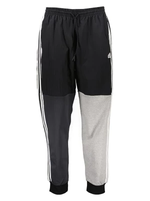 adidas Spodnie dresowe w kolorze czarno-szaro-antracytowym rozmiar: L
