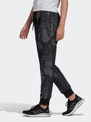 adidas Spodnie dresowe w kolorze czarno-szarym rozmiar: M