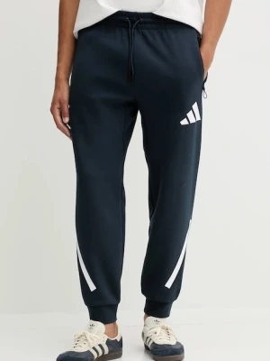 adidas spodnie dresowe x Z.N.E męskie kolor granatowy wzorzyste JW4723