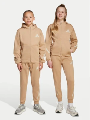 adidas Spodnie dresowe Z.N.E. JW4002 Beżowy Tapered Leg