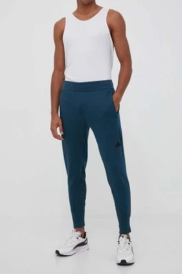 adidas spodnie dresowe Z.N.E kolor niebieski gładkie