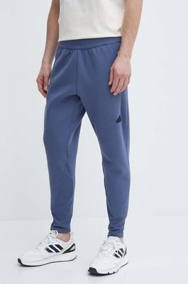 adidas spodnie dresowe Z.N.E kolor niebieski gładkie IR5205