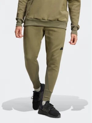 adidas Spodnie dresowe Z.N.E. Premium IN5103 Zielony Regular Fit