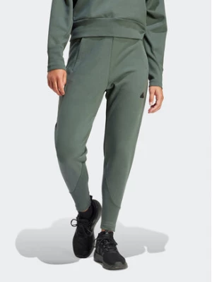 adidas Spodnie dresowe Z.N.E. Winterized IS4333 Zielony Regular Fit